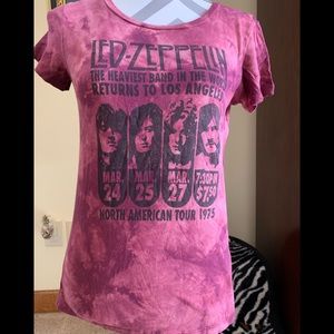 Vintage Led Zeppelin T-shirt tie dye